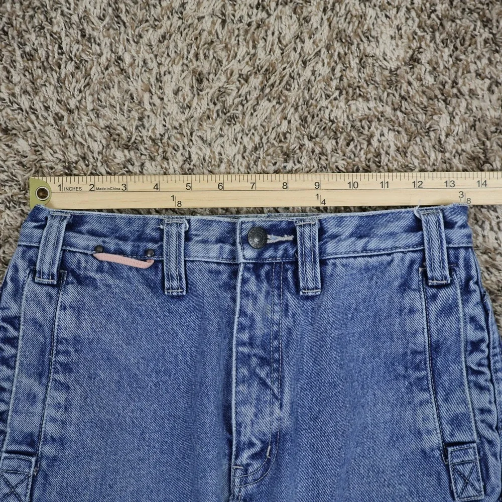Vintage 90s Pepe Jeans Denim Worxx Straight‎ Leg Size 14 Kids Skate Blue Cotton